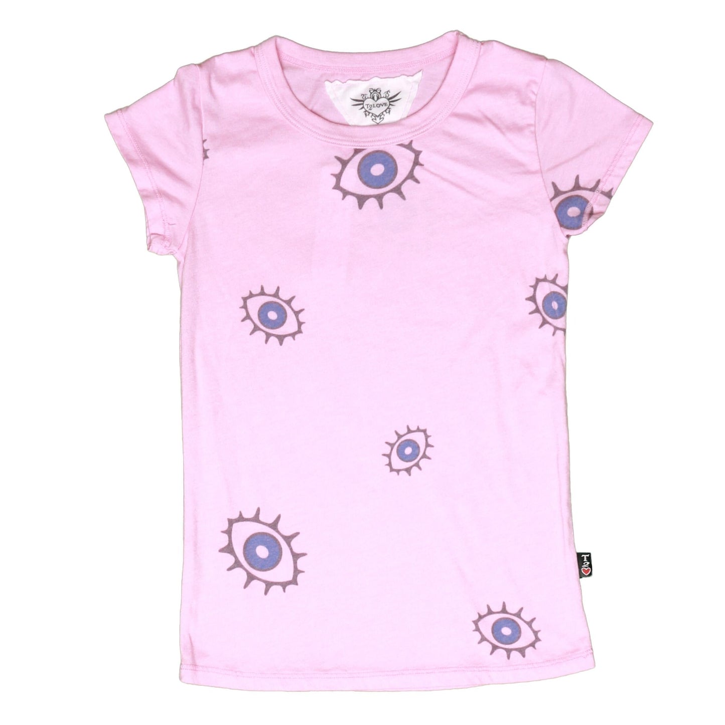 Classic Cap Sleeve Tee (Evil Eye Pattern)