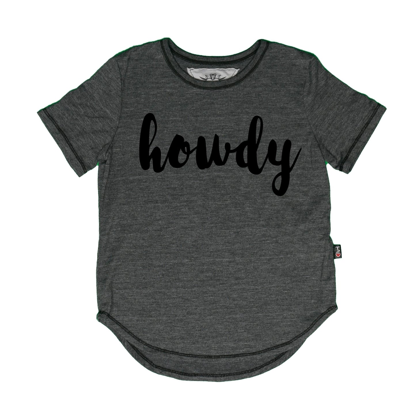 Round-Bottom Tee ("HOWDY")