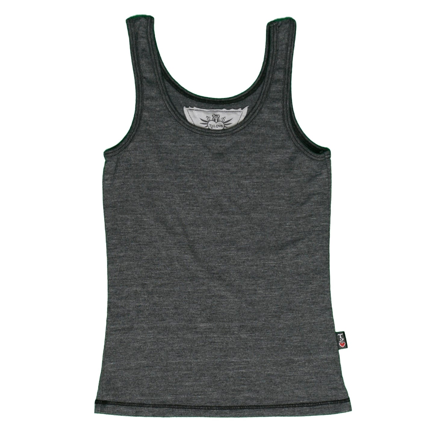 Heather Short Layering Tank