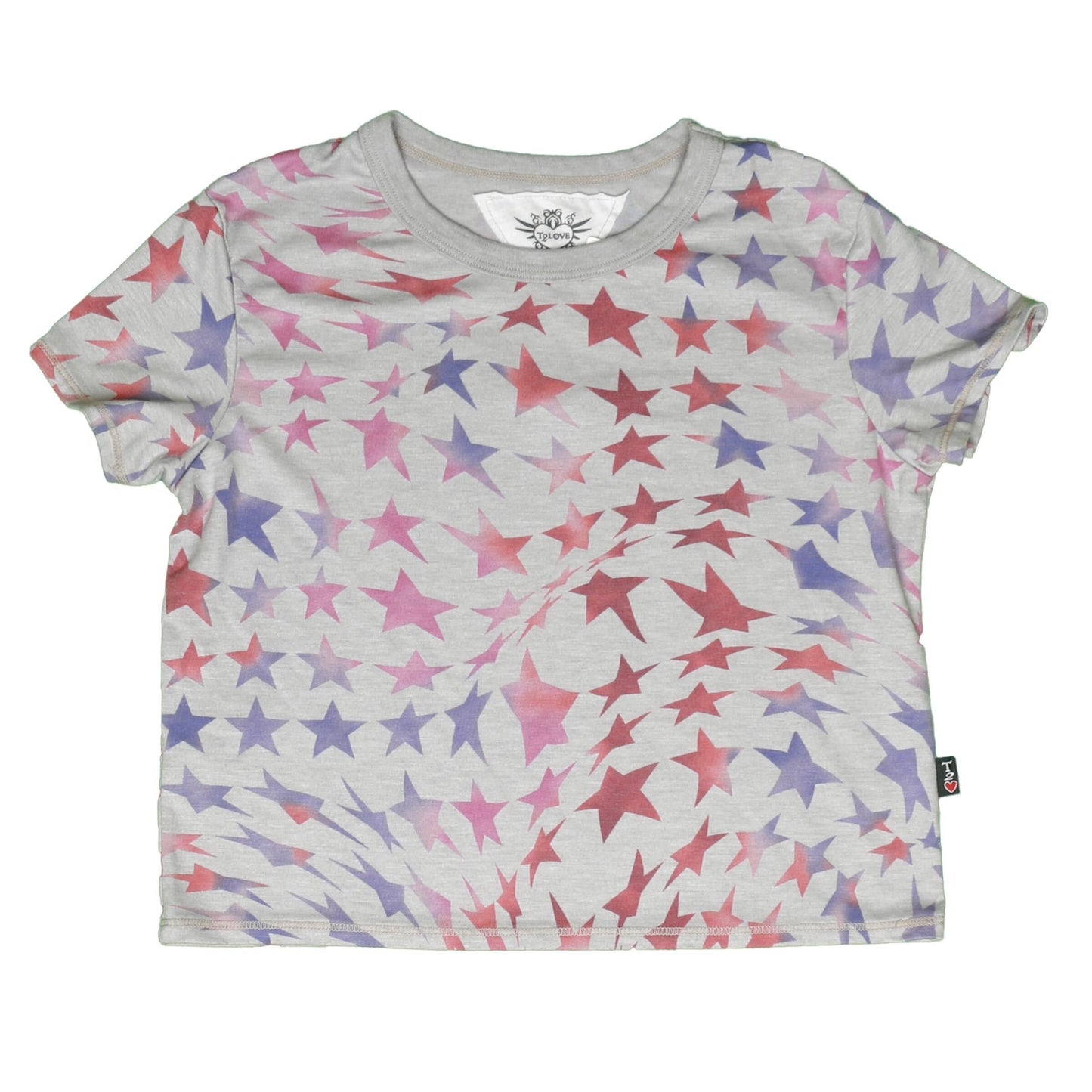 Boxy Top (Psychedelic Stars Pattern)