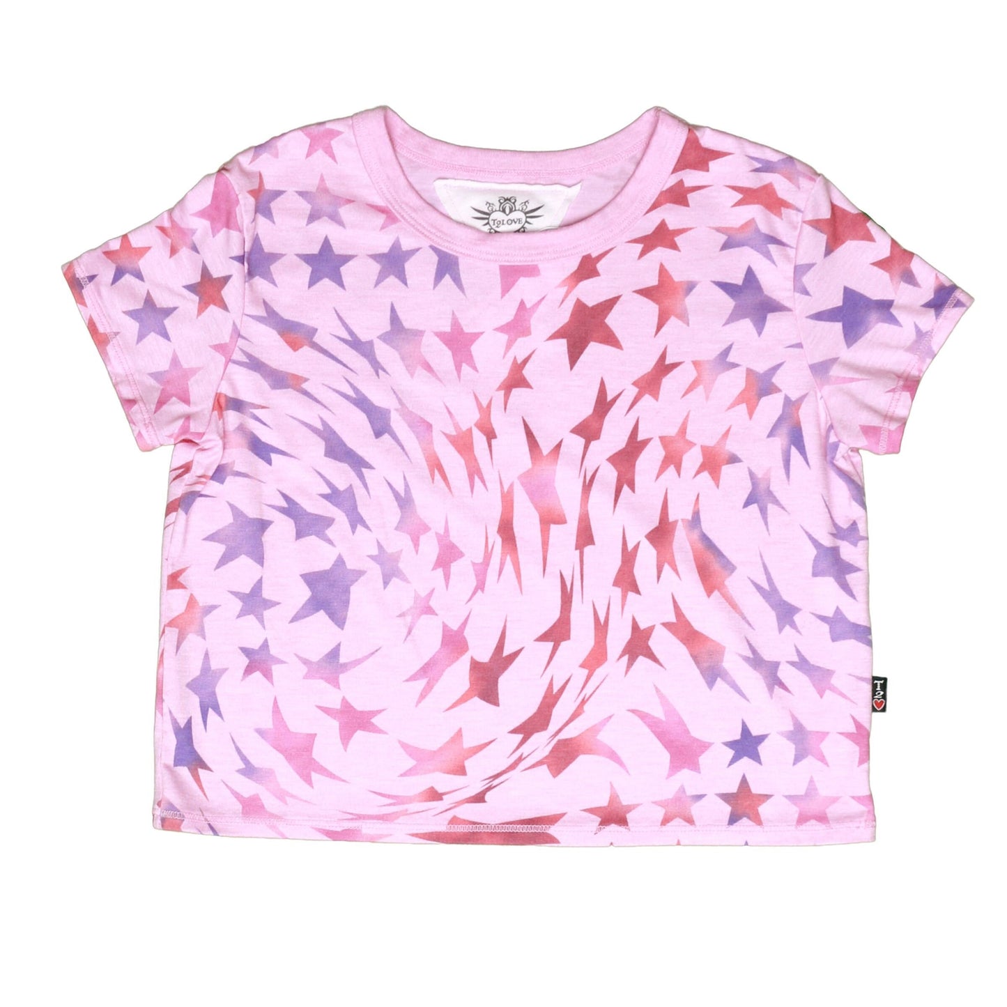 Boxy Top (Psychedelic Stars Pattern)