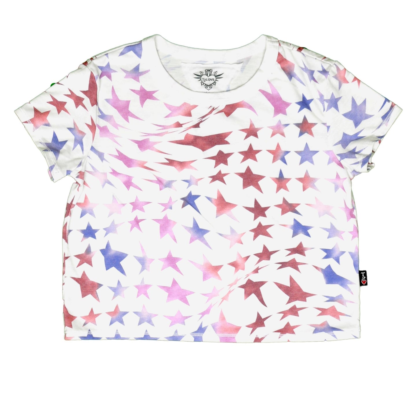 Boxy Top (Psychedelic Stars Pattern)