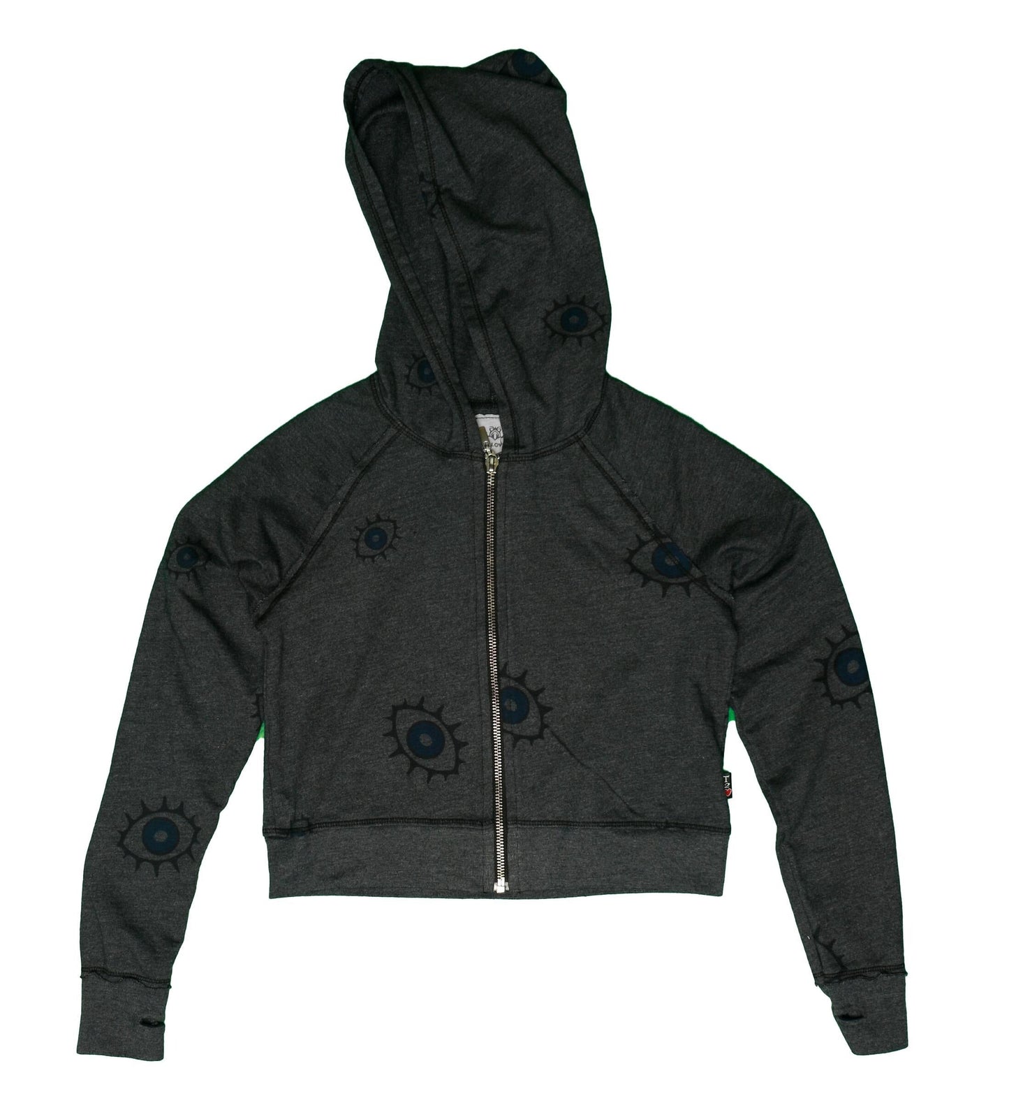 Signature Hooded Jacket with Thumbholes (Evil Eye Pattern)