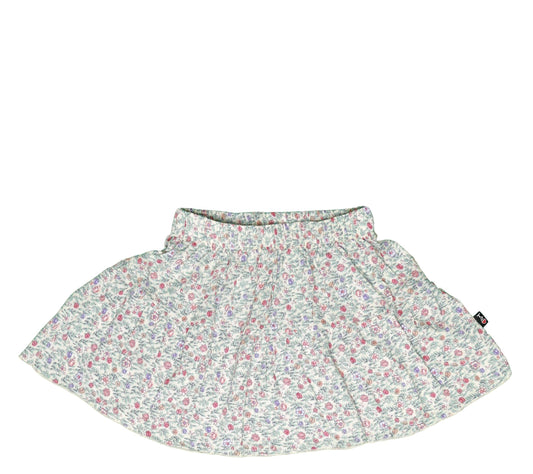 Short Skirt (Sage Floral Pattern)