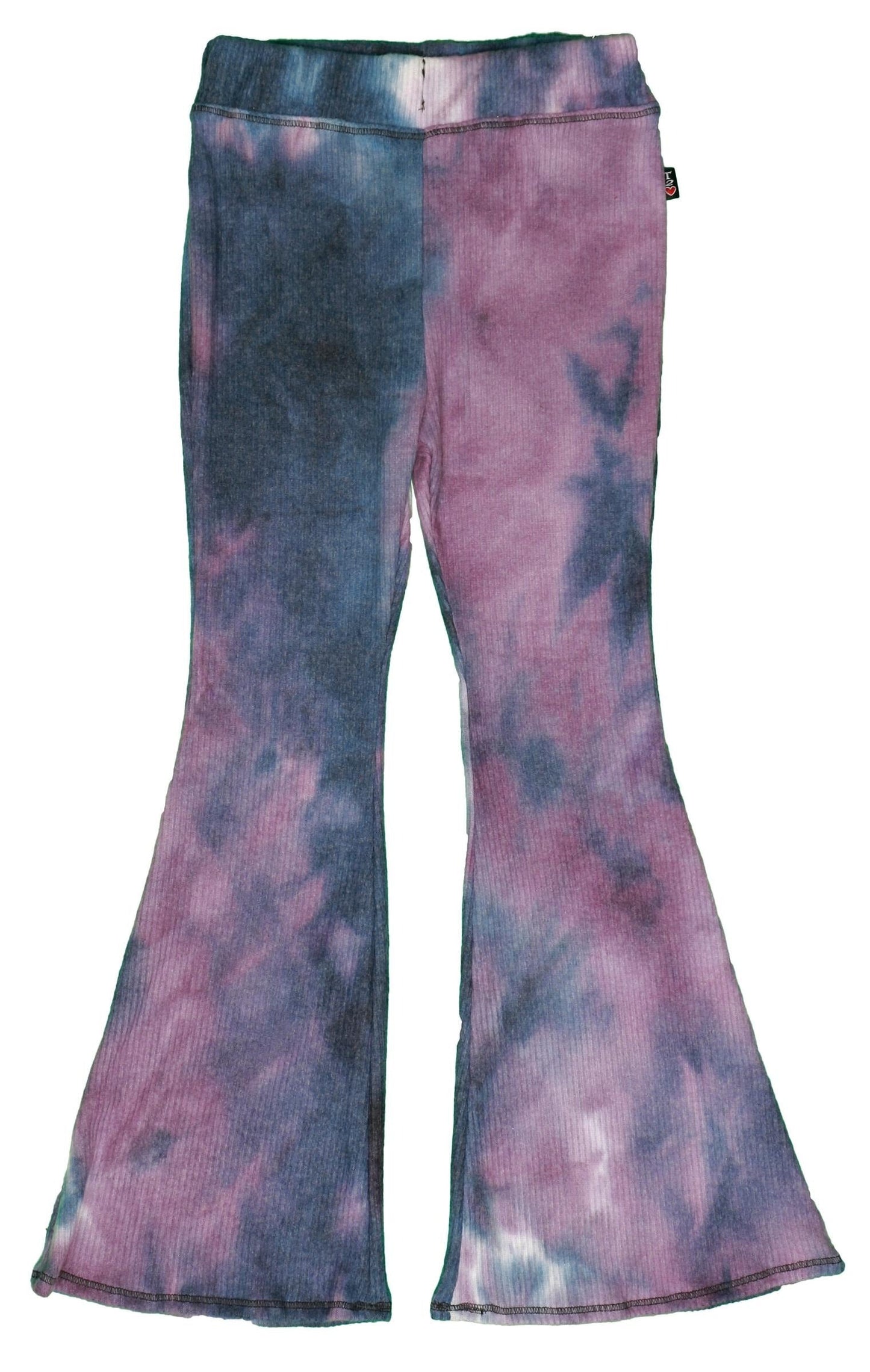 Flare Pants (Navy-Purple Tie-Dye)