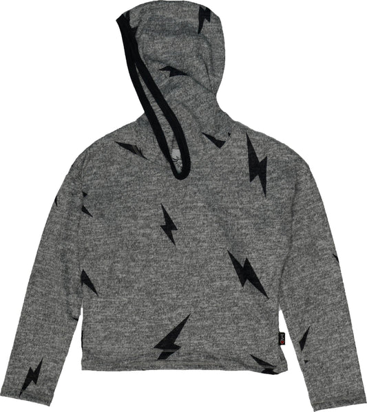 Hooded Pullover (Lightning Bolt Pattern)