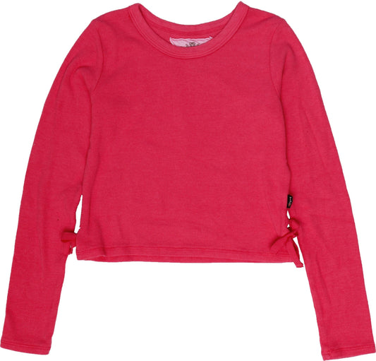 Crew-Neck Long-Sleeve with Side-Bows