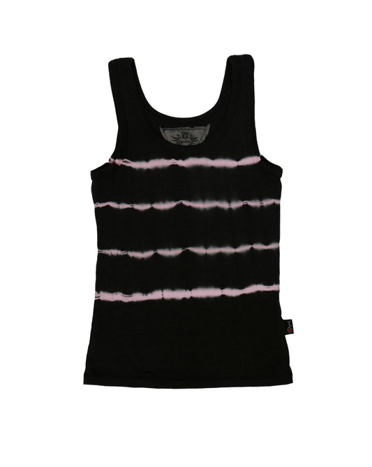 Short Layering Tank (Stripes Tie-Dye)