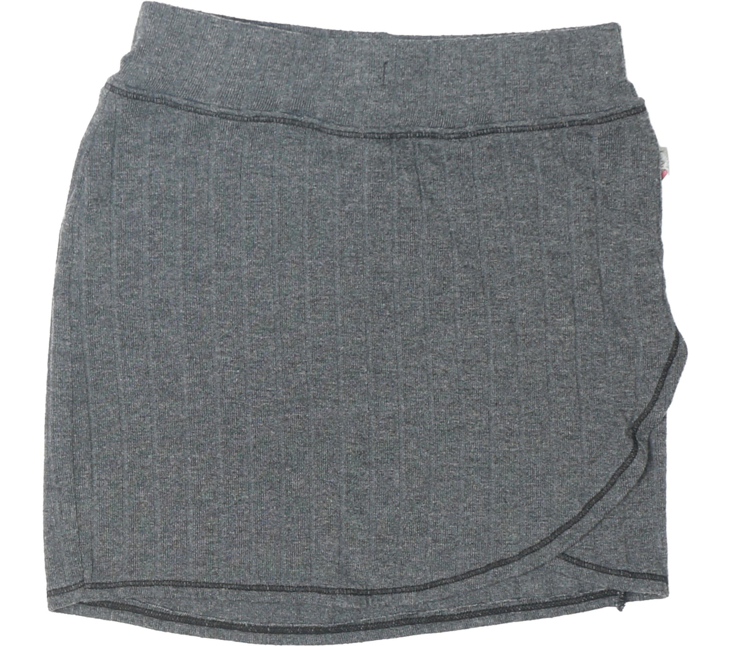 Crossover Skirt (Flat-Ribbed)