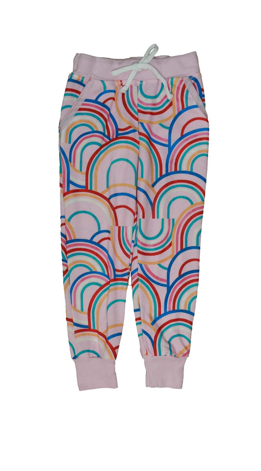 Slouch Sweatpants (Multi-Rainbow Pattern)
