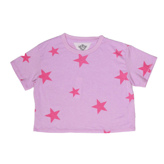 Pink Stars Boxy Tee