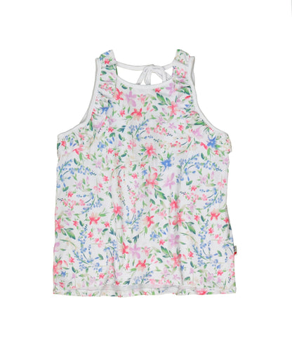 Ruffle Tank (Floral Pattern)