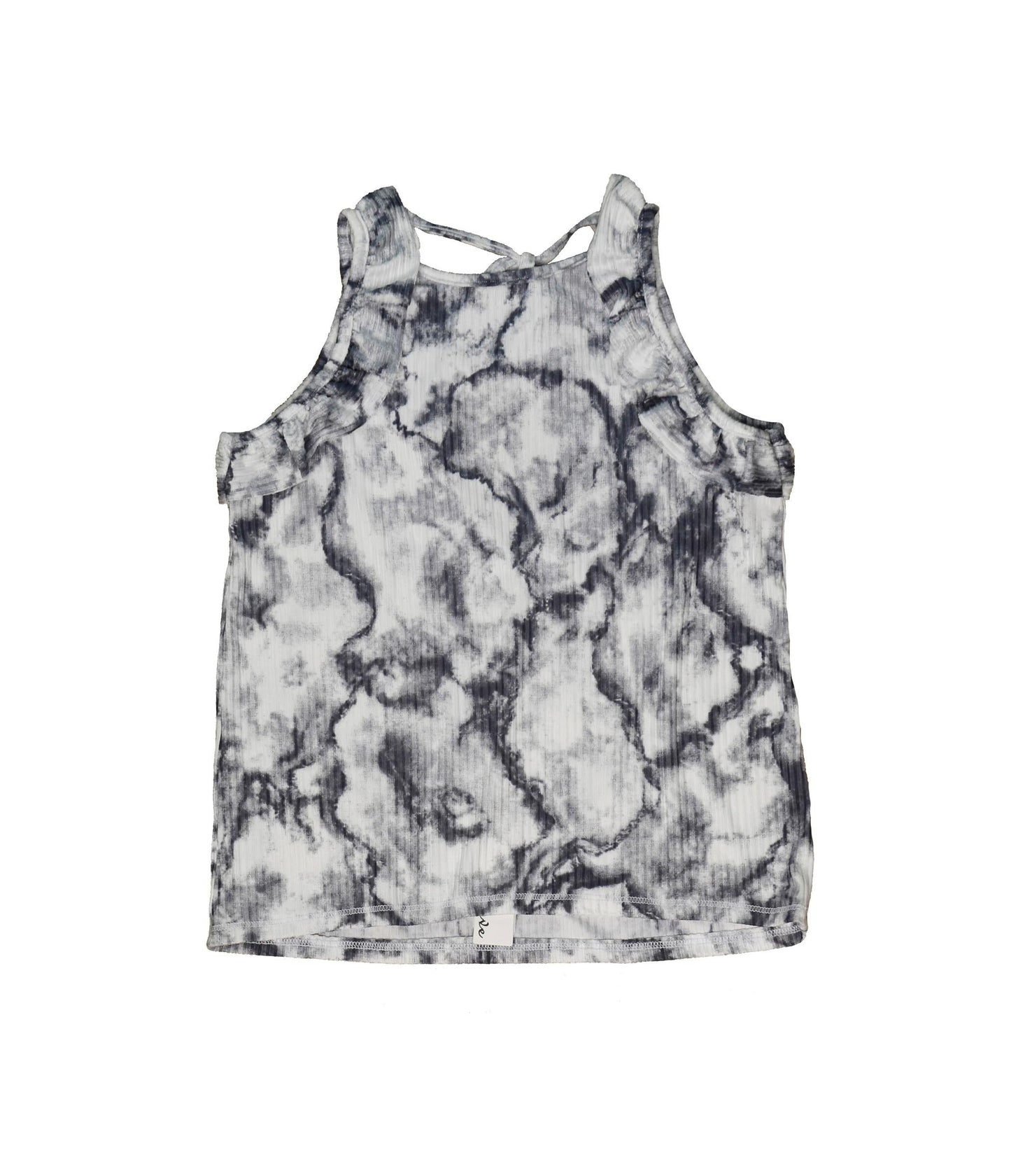 Ruffle Tank (Marble Tie-Dye)