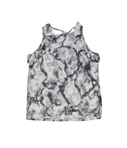 Ruffle Tank (Marble Tie-Dye)