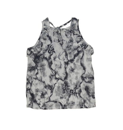 Ruffle Tank (Marble Tie-Dye)