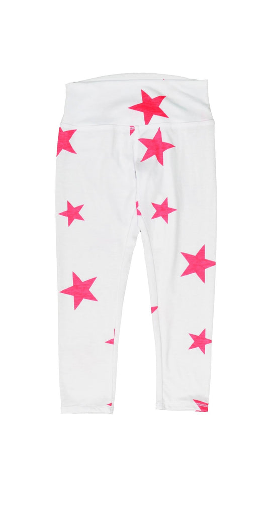 Pink Stars Athletic Leggings