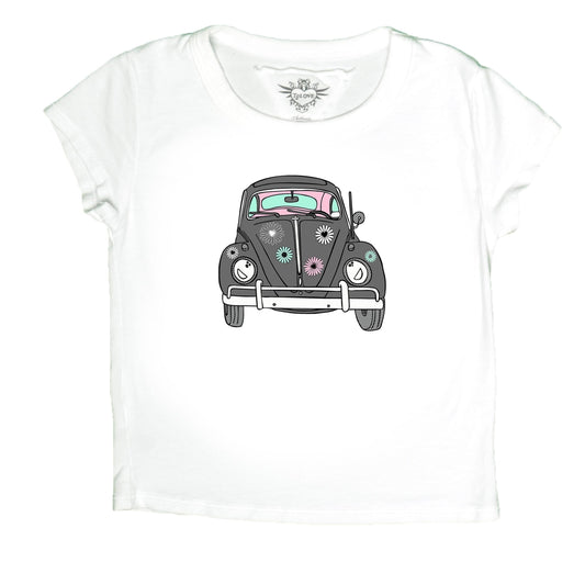 Signature Cap Sleeve Tee (VW Car Print)