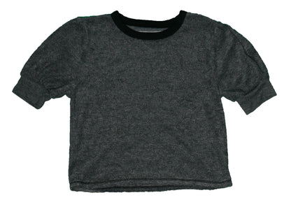 Heather Puff-Sleeve Top