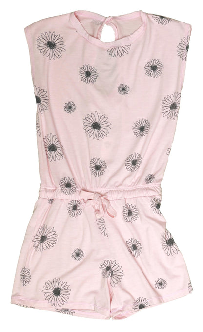 Sleeveless Romper (Daisy Pattern)