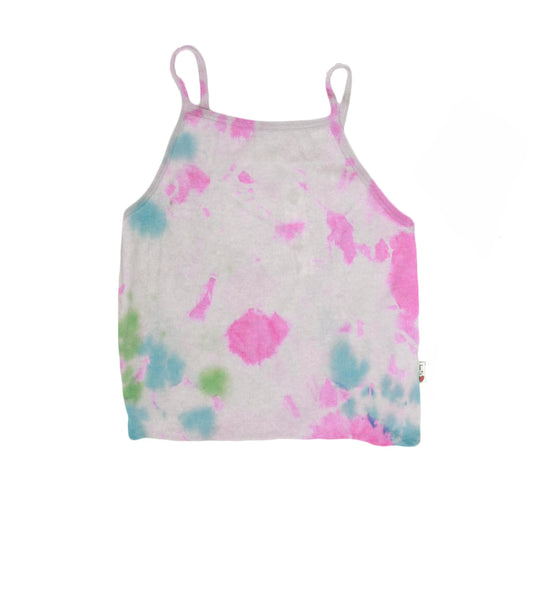 Terry Cami Top (Tri-Color Tie-Dye)