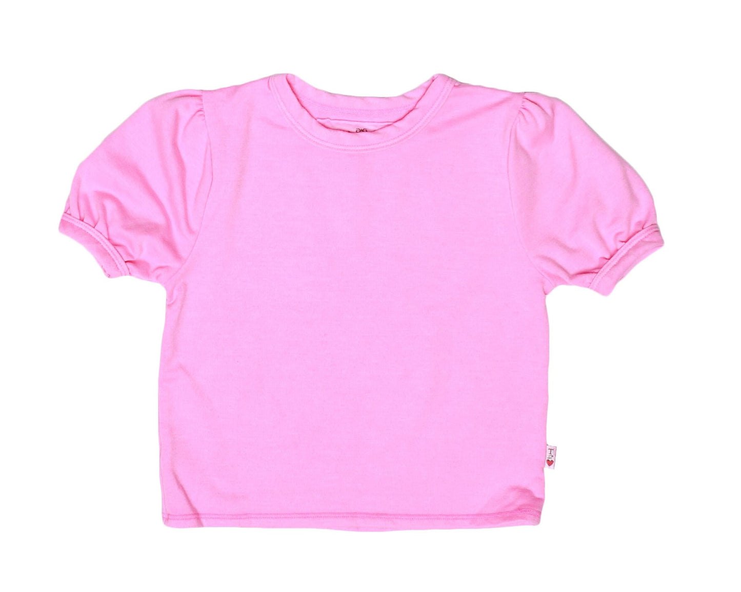 Heather Puff-Sleeve Tee