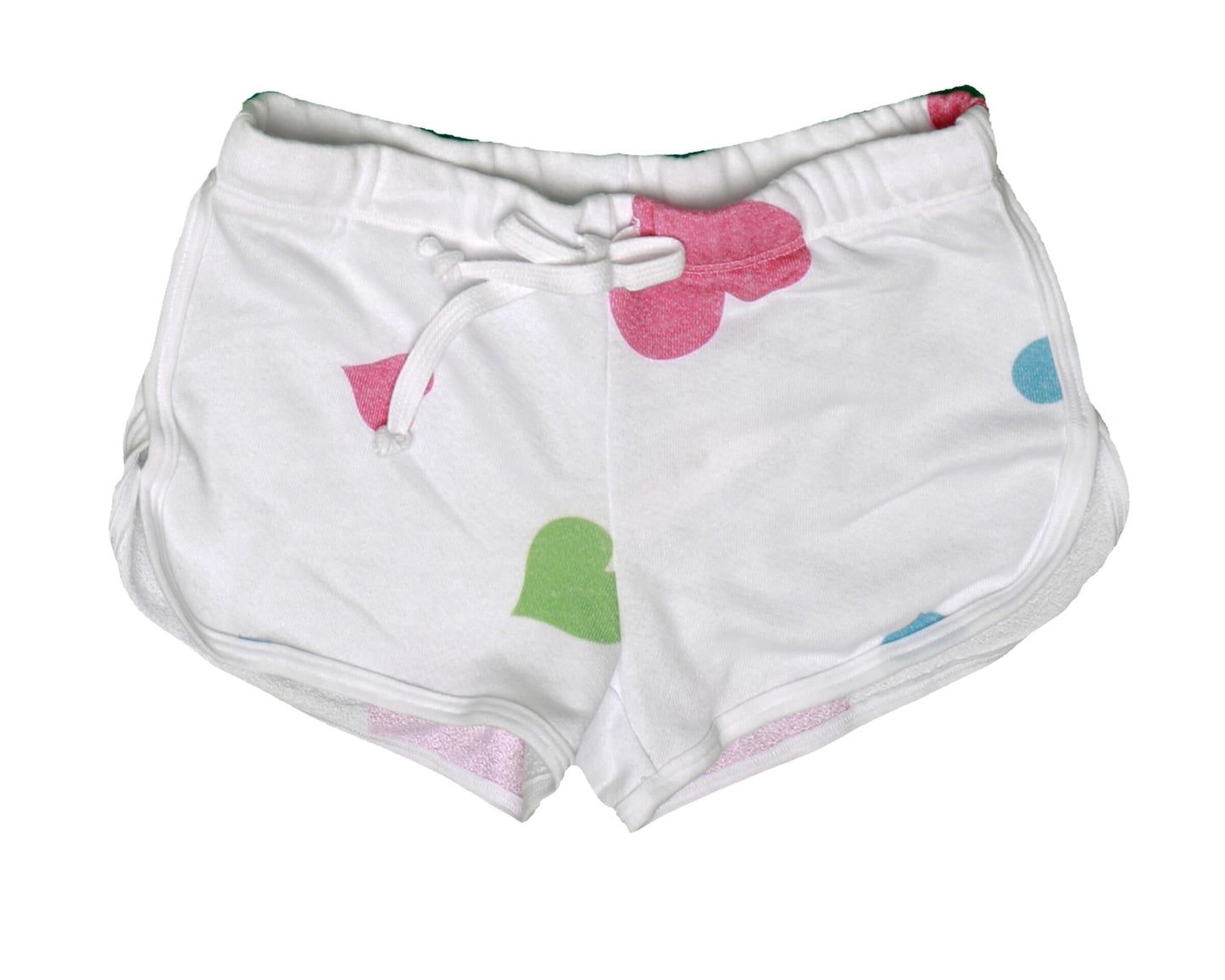 Colored-Hearts Runner Shorts