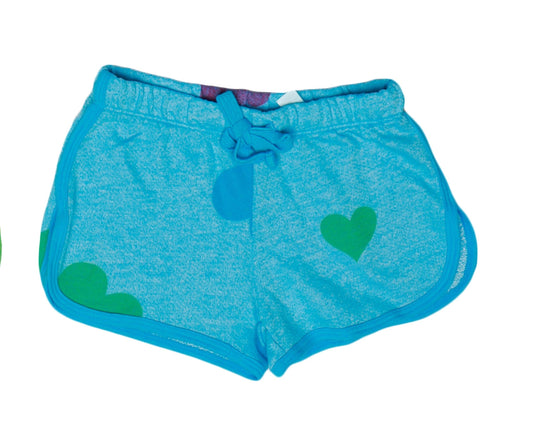 Colored-Hearts Runner Shorts