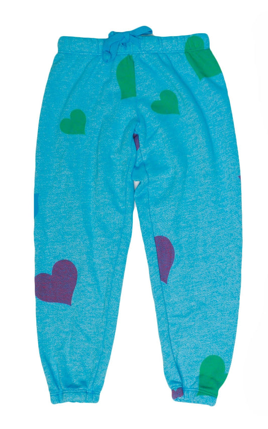 Colored-Hearts Short Sweatpants